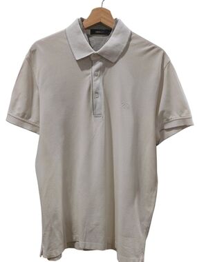 Z Zegna Men’s Cream Polo Shirt Size L